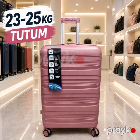 Çamadan, ABS plastik, çəhrayı, ölçü 2XL, 4 təkərli — Bakı