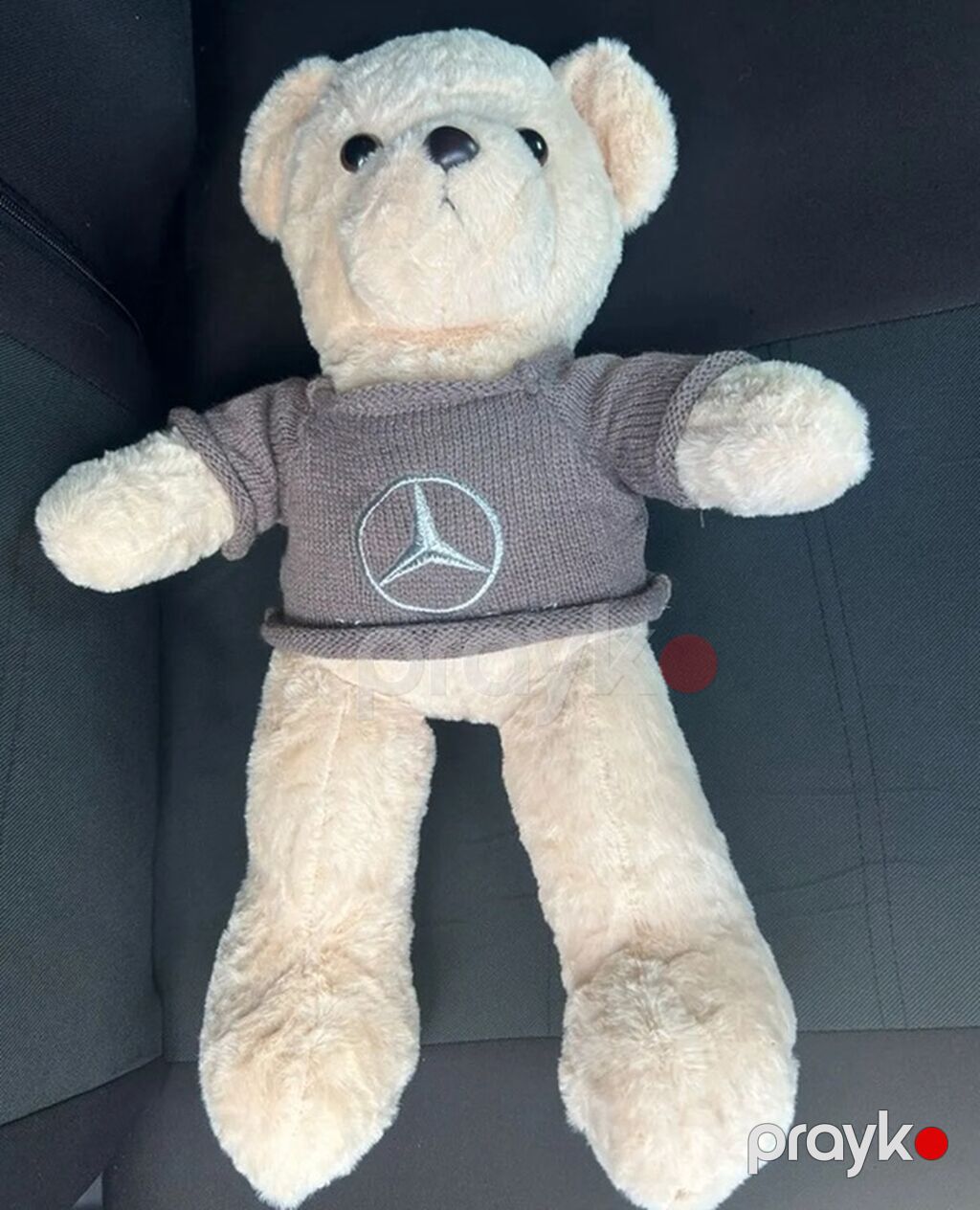 Oyuncaq ayı – Mercedes loqolu sviterli - Material: yumşaq plyuş — Yumşaq oyuncaqlar, Bakı (2)