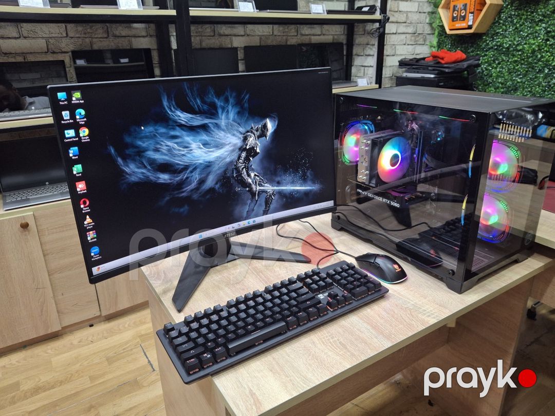 Gaming PC Keys i5 12400F Rtx5060 8gb 27Msi 280hz — Masaüstü kompüterlər, Bakı (2)