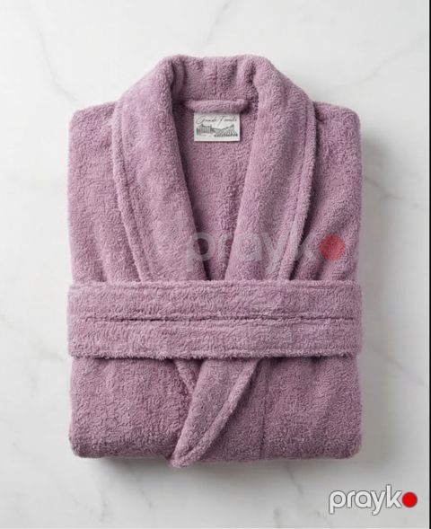 Qadınlar üçün hamam xələti, bənövşəyi, pambıq, ölçü M/L — Bakı