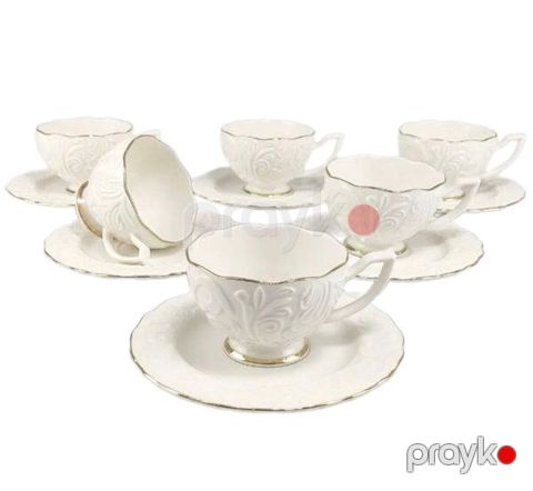 Qəhvə dəsti HomeStore_ASSS8, keramika, 12 parça, 6 nəfərlik — Bakı