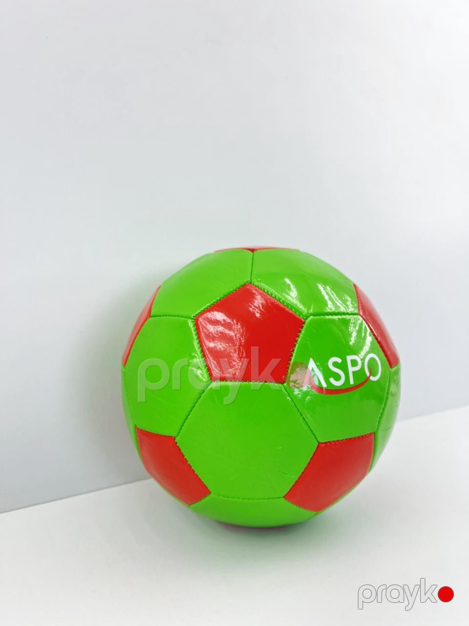 Futbol topu Aspo, yaşıl/qırmızı, ölçü 5 — Mallar, Bakı (2)