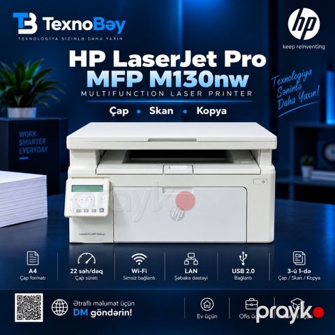 HP LaserJet Pro MFP M130nw — Bakı