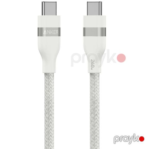 Naqil Anker USB Type-C to USB Type-C A82E2 White — Bakı