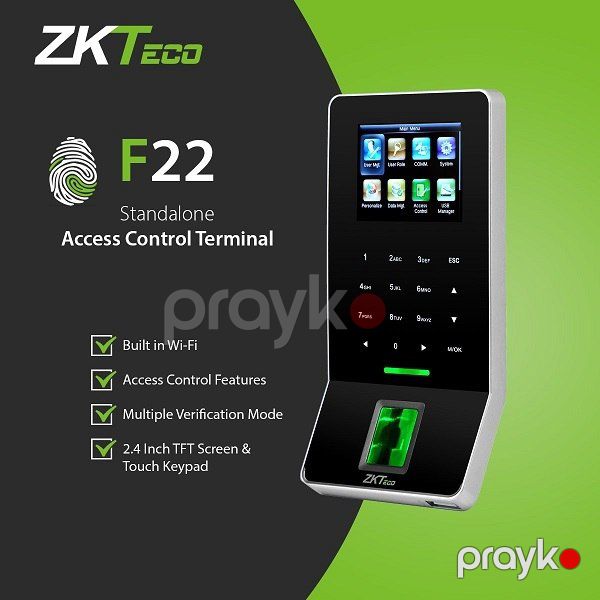 "ZK Teco F-22" biometrik cihazı — Ağıllı ev və təhlükəsizlik, Bakı (4)