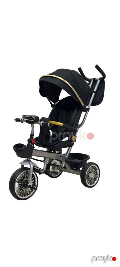 Uşaq üçtəkərli velosipedi 14570_88, qara, 1-4 yaş — Bakı