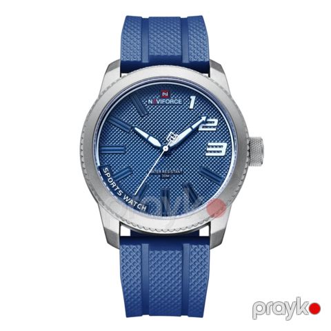 Kişi qol saatı Naviforce NB 9202, tünd göy — Bakı