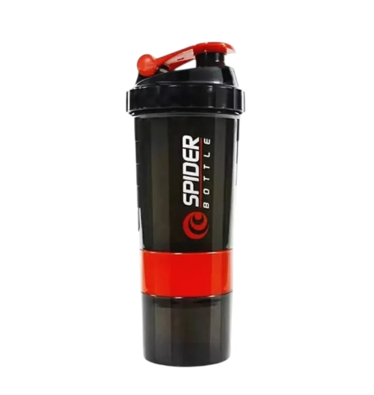 İdman su qabı Spider WS1318, qırmızı, 500 ml, 3 hissəli — İdman, hobi, istirahət, Bakı