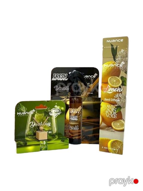 Ətirlər dəsti Tam hədiyyə 3-lü - Limon-Vanil-Yaşılçay-0234 — Bakı