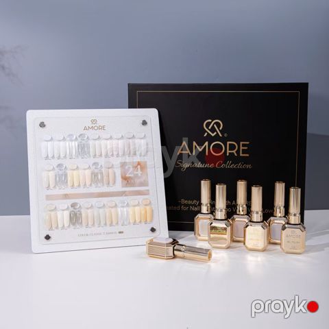 Gel lak dəsti Amore Signature Collection, pastel çalarlar, 12 ml x 24 rəng — Bakı