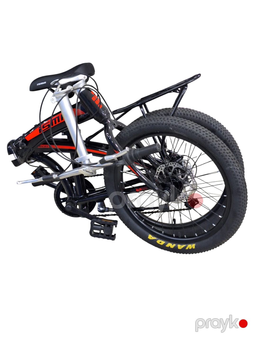Qatlanan velosiped Discovery Black/Red 20" — Velosipedlər, Bakı (2)
