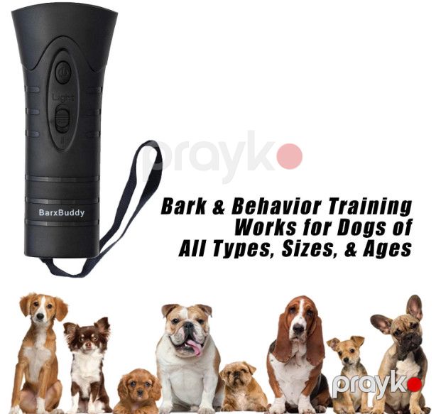 İtlərin təlimi üçün cihazı Barxbuddy Anti Bark, ultrasəs, qara — Mallar, Bakı (3)