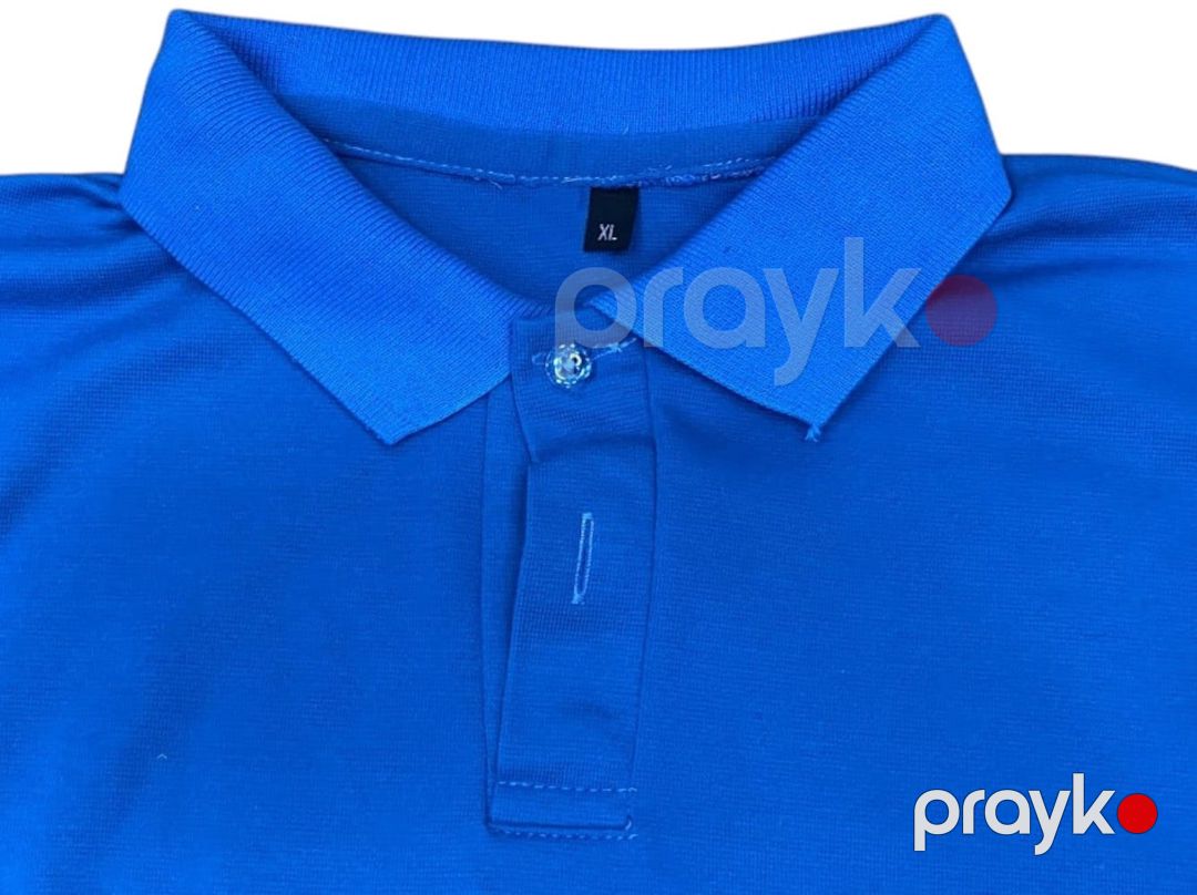 Kişilər üçün polo UNFT_100052, göy, pambıq, ölçü L — Mallar, Bakı (2)