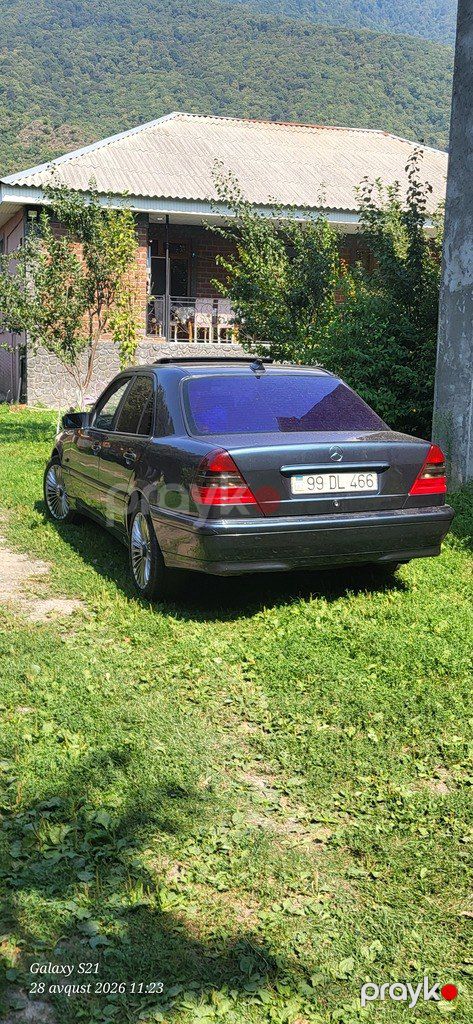 Mercedes C 200, 2.0 L, 1999 il, 386 856 km — Avtomobillər, Qax (5)