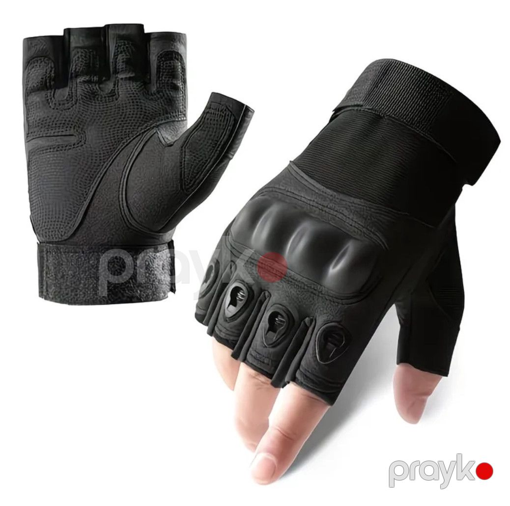Moto əlcəklər uniseks, süni dəri, qara, ölçü One size — Mallar, Bakı (3)