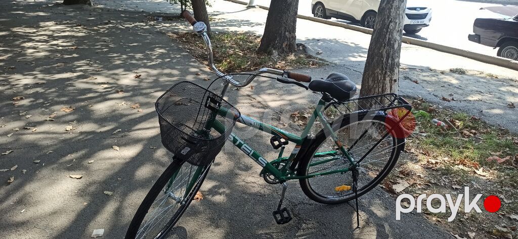 Stels Navigator 350 şəhər velosipedi - Rəng: yaşıl, klassik şəhər — Yol velosipedləri, Mingəçevir (9)