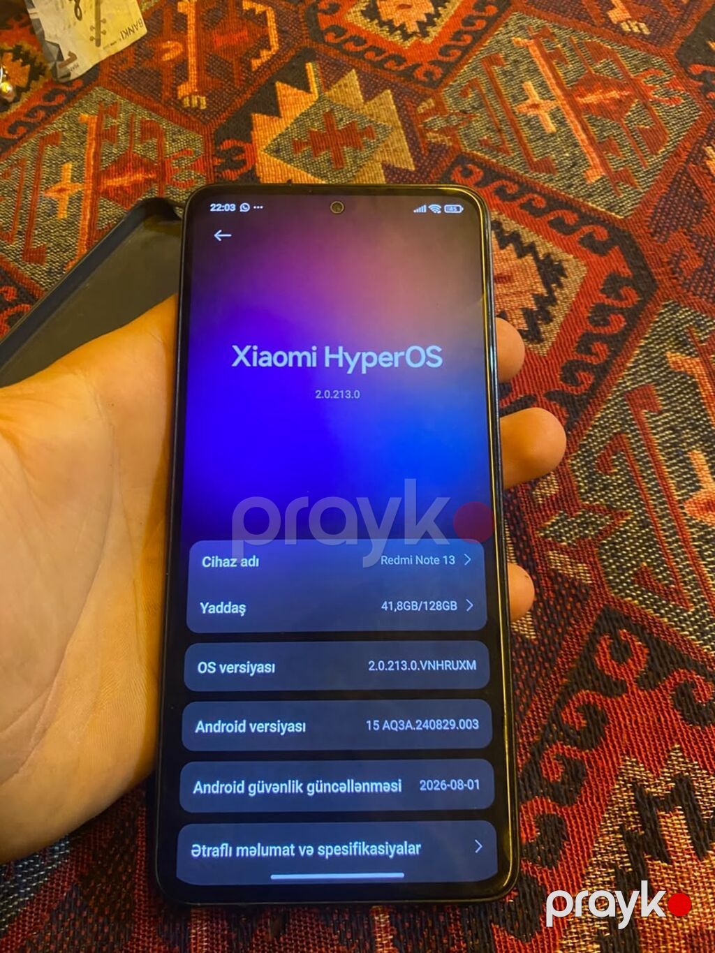 Xiaomi 13, 128 GB, rəng - Qara, Barmaq izi — Xiaomi, Quba (3)
