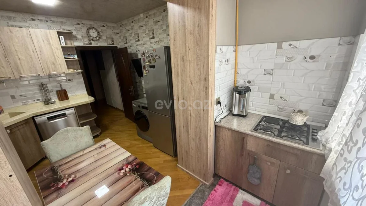 4 otaqlı tam təmirli mənzil satılır Yeni Günəşli qəsəbəsində — Mənzil, Bakı (12)