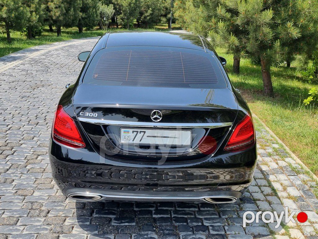 Mercedes C 300, 2.0 L, 2019 il, 154 000 km — Avtomobillər, Bakı (7)