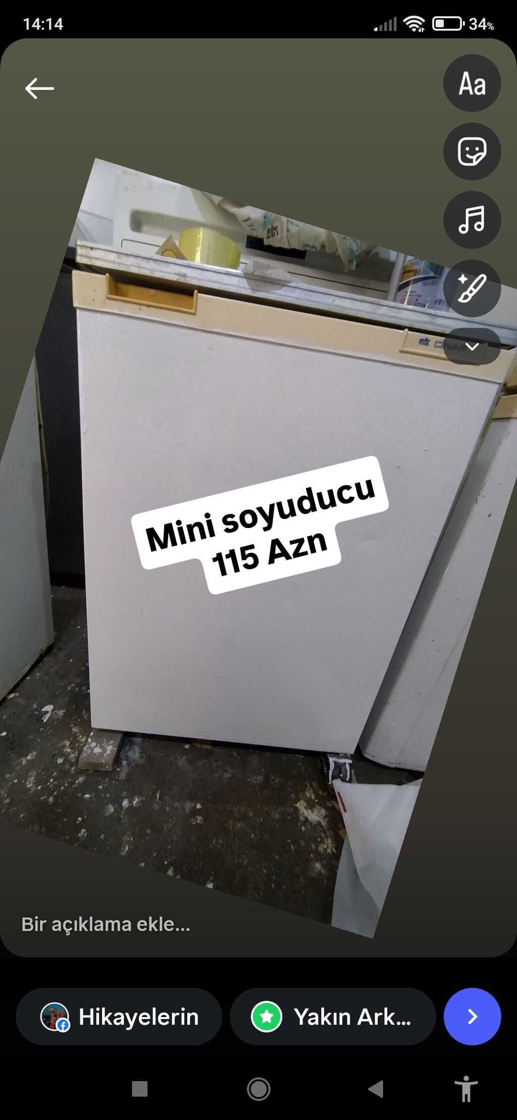 Məhsul: Soyuducular (Binə kəndi) - Ünvan: Binə kəndi - Var: 2-3 ədəd — Soyuducular, Digah (2)