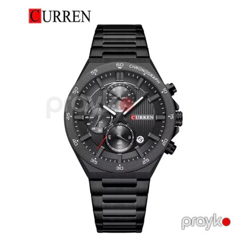 Kişi qol saatı Curren NC 8481, qara — Bakı