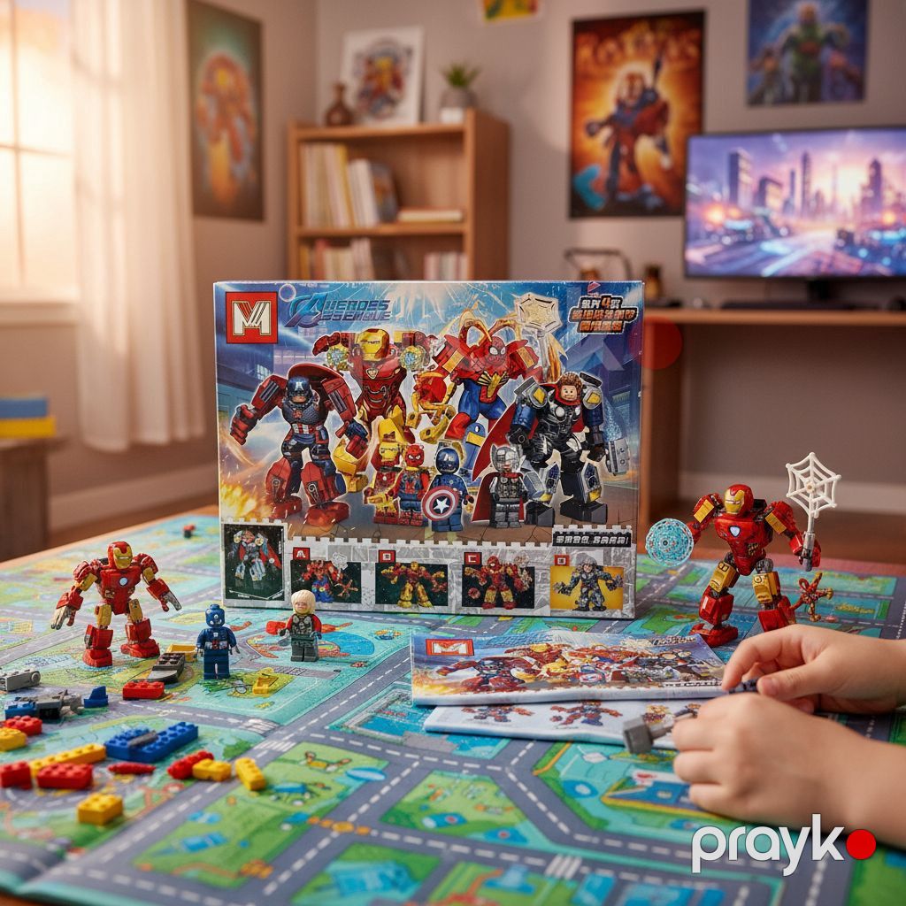 Konstruktor Aherdes Assemble İron Man, 161 element, 6+ yaş — Mallar, Bakı (2)