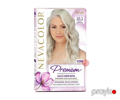 Permanent krem-boya saç üçün Neva Color Premium 10.1 Küllü Yüngül Platin Preset — Bakı
