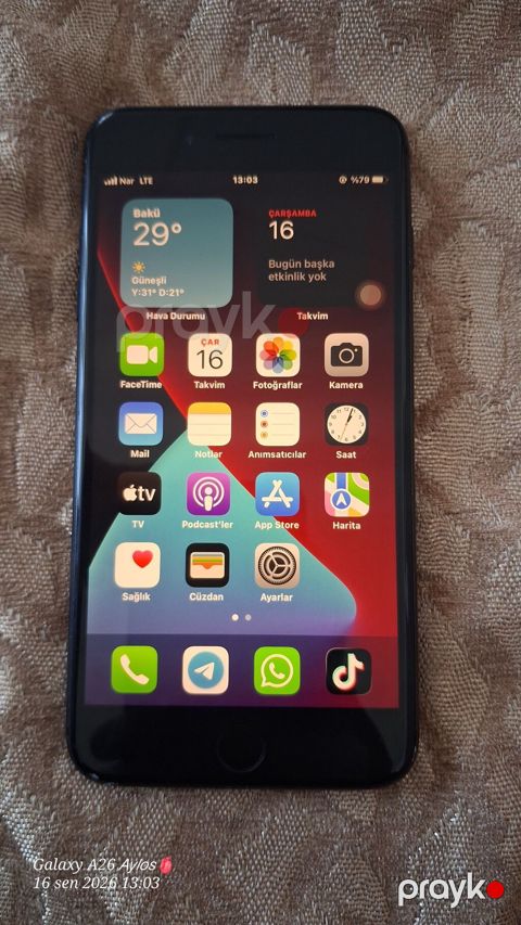 IPhone 7 Plus, 32 GB, Jet Black, Barmaq izi — Xırdalan