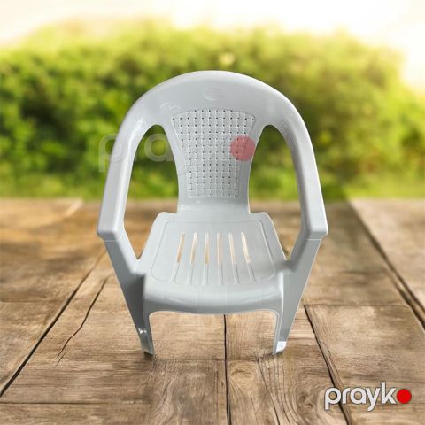 Stul Plastik Oturacaq, boz, qolaltı dayaqlı, sərt, kvadrat, 80x58 sm, 1.8 kq - MBL-2020-3-5456 — Bakı