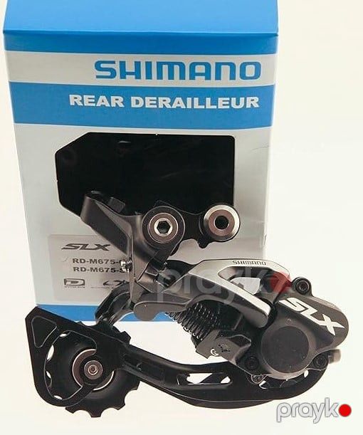 Velosiped üçün arxa ötürücü Shimano RD-M670, 10 pilləli, zəncir idarəetmə sistemi, birbaşa montaj seçimi — Mallar, Bakı (2)
