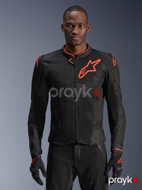 Gödəkçə Alphinestars Vıper AIR V4 JKT 1030, parça, qara/qırmızı, ölçü 2XL — Bakı