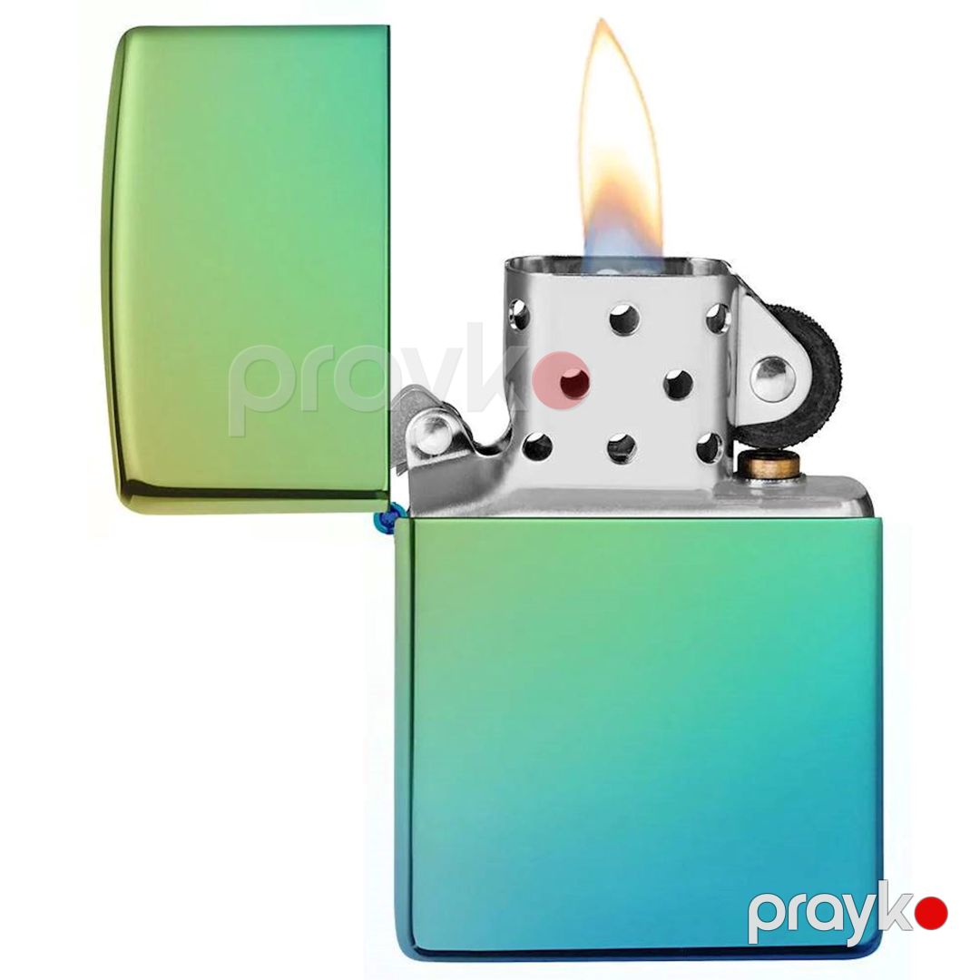 Benzinli alışqan Zippo Classic High Polish Teal 49191, rəngbərəng — Mallar, Bakı (2)