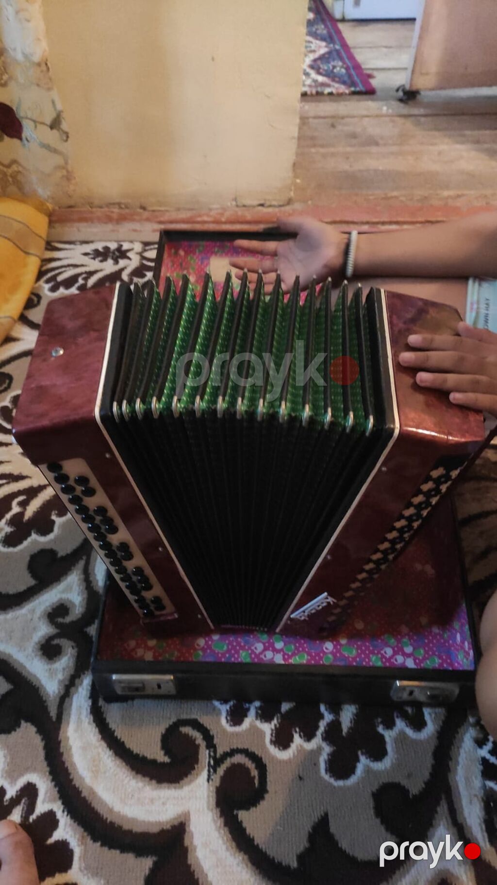 Harmoniya (akordeon) – Kazan Musiqi Alətləri Fabriki istehsalı Model — Akkordeonlar, harmonilar, bayanlar, Gəncə (2)