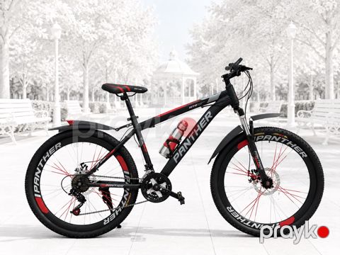 Şəhər velosipedi Panther, 20", qırmızı/qara — Bakı