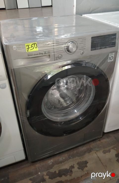 LG önyükləməli paltaryuyan maşın - Yük həcmi: 9 kq - Motor: Inverter — Digah
