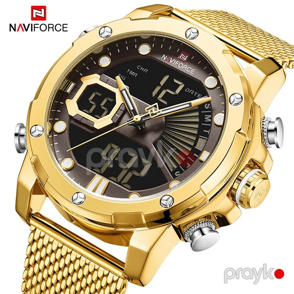 Kişi qol saatı Naviforce 9172 Gold — Mallar, Bakı (2)