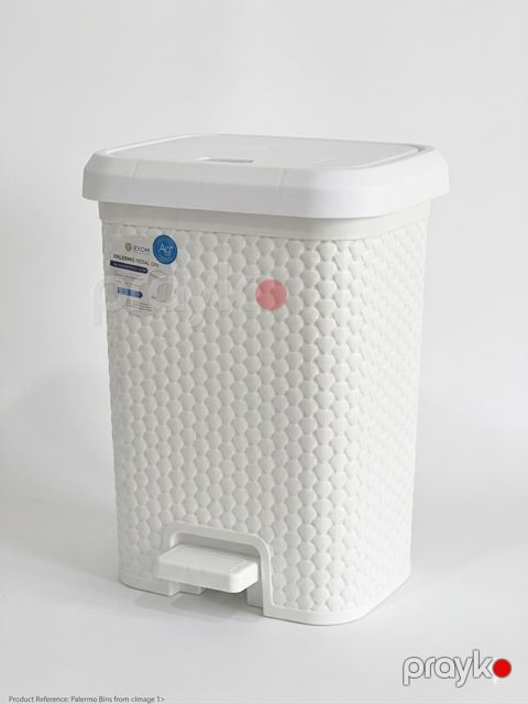 Zibil qabı, pedallı, plastik, bej, 45 l — Bakı