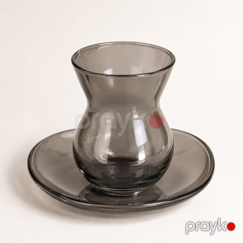 Armudu stəkan dəsti 3330, şüşə, boz, 40 ml, 6 əd — Bakı