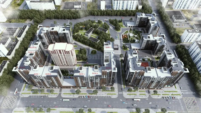 Satılır 2 otaqlı Mənzil Yeni tikili 47 m² Bakı, Nizami r., Neftçilər m., 8-ci kilometr — Mənzil, Bakı (5)