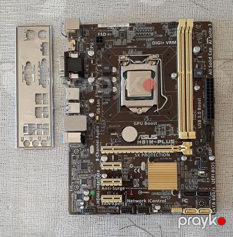 Bundle satılır - 65 AZN Ana plata Asus H81M-Plus CPU Intel — Bakı