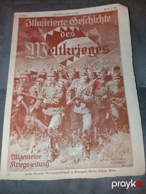110 illik Alman 1-ci Dünya Müharibəsi jurnalı — Bakı