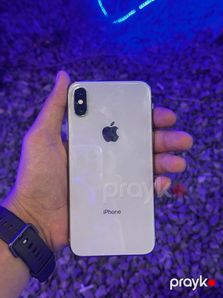 Apple iPhone X Silver 64GB/3GB — Smartfonlar, Bakı (3)