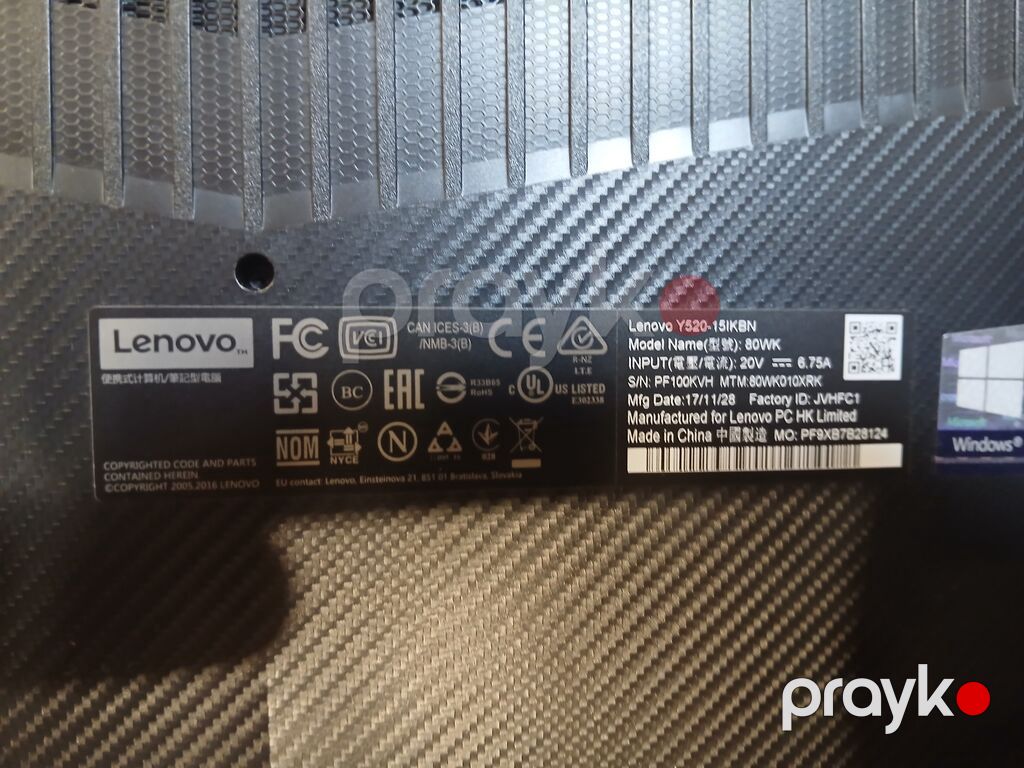 Lenovo Legion oyun noutbuku - Model: Lenovo Legion seriyası (qara — Lenovo, Bakı (7)