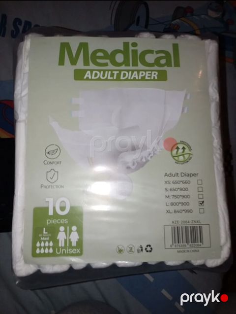 Medical Adult Diaper – böyüklər üçün uşaq bezi - Ölçü: L (800×900 — Digah