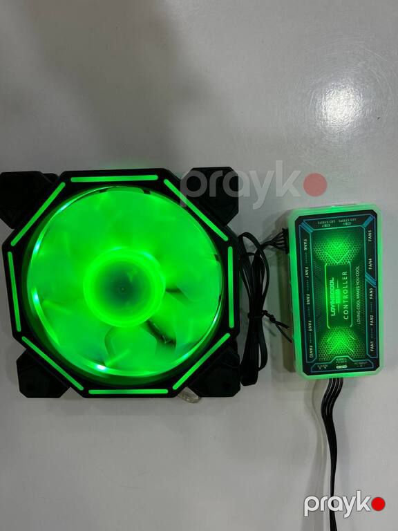 Titan Sunlight RGB Case Fan 6 Pin (Black) — Kompüterlər və noutbuklar, Bakı (4)