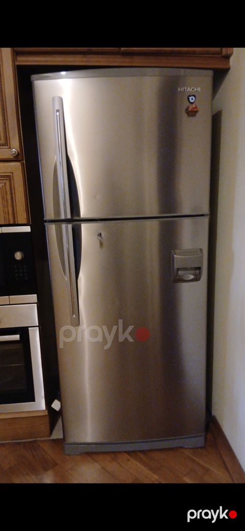 Hitachi iki qapılı soyuducu - Rəng: paslanmayan polad (inox) - Üst — Bakı