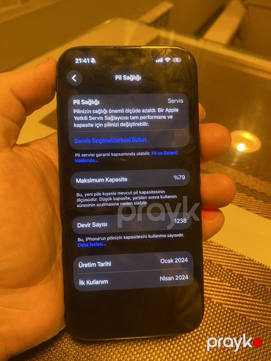 IPhone 15 Pro, 128 GB, Qara, Face ID — Apple iPhone, Sumqayıt (6)