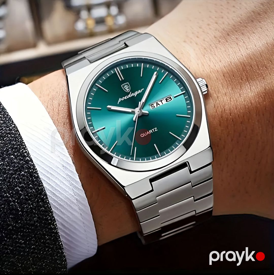 Qol saatı kişilər üçün Poedagar UF731516 Silver — Mallar, Bakı (3)
