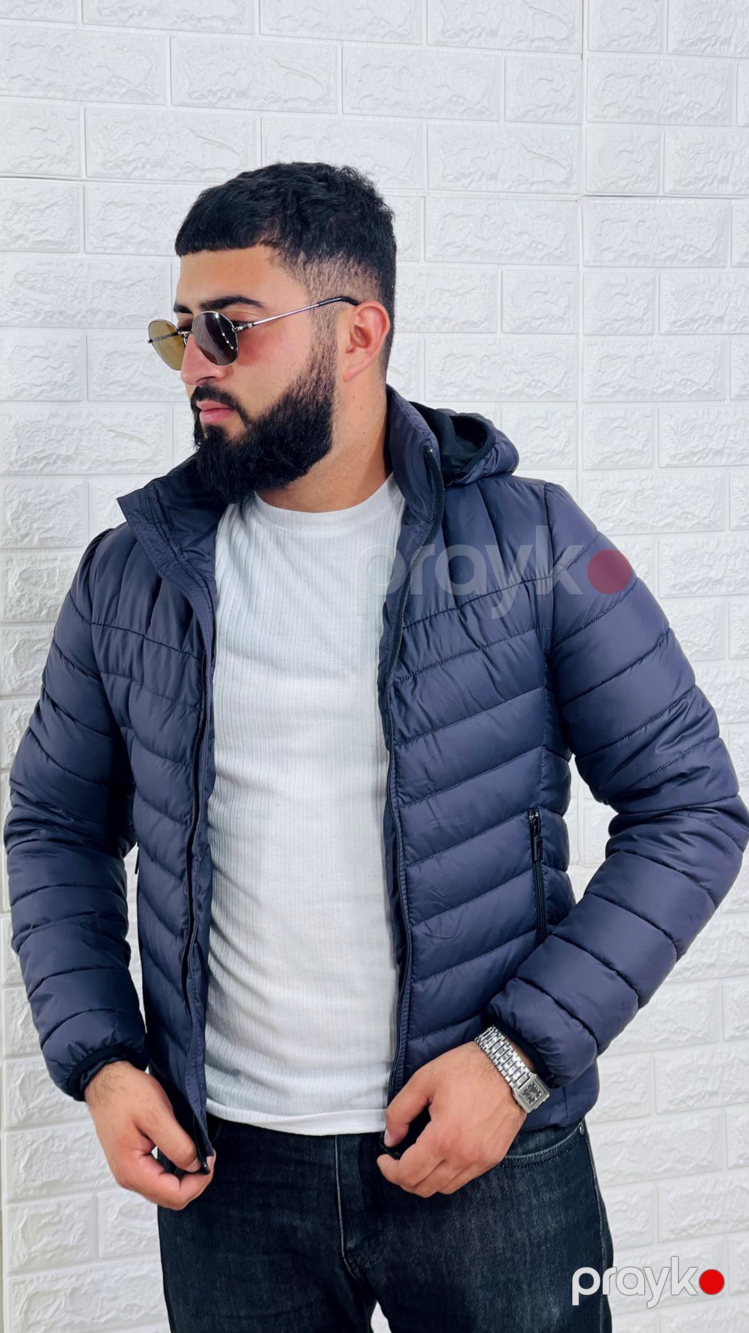 Kişilər üçün gödəkçə mir_17916, göy, polyester, ölçü 54 — Mallar, Bakı (2)
