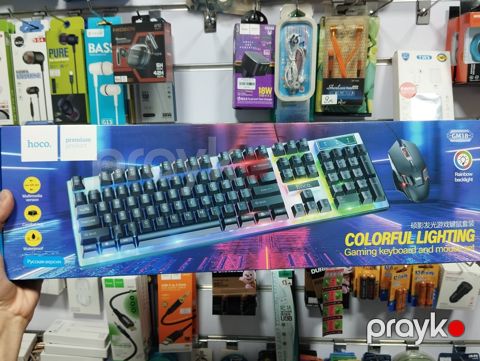 Hoco RGB işıqlı klaviatura mause dəsti — Bakı